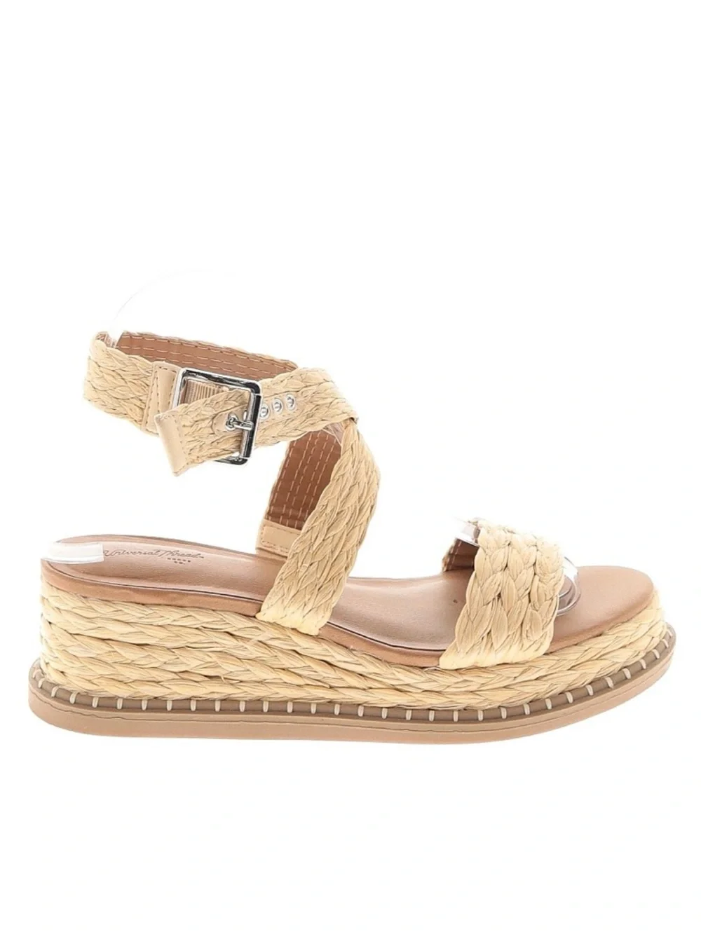 Universal Thread Braided Espadrille Platform Sandals in Cream - Picture 8 of 9